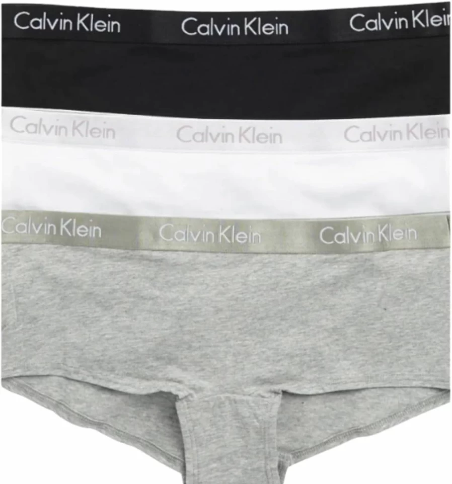 Calvin Klein Women's Cotton Boyshort Underwear 3-Pack | Comfortable Multipack Panties