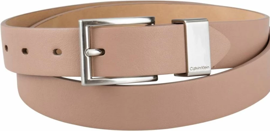Calvin Klein Women's Slim 1 Inch Metal Loop Fashion Belt for Jeans, Trousers & Dresses | Stylish Adjustable Waist Accessory