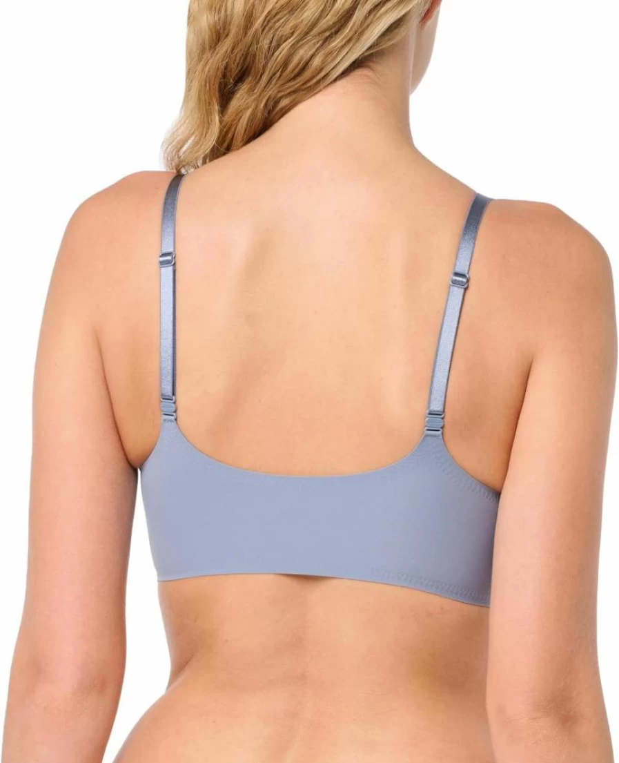 Calvin Klein Women's Seamless Wireless Triangle Bralette Bra - Lightly Lined Comfort Invisibles Collection