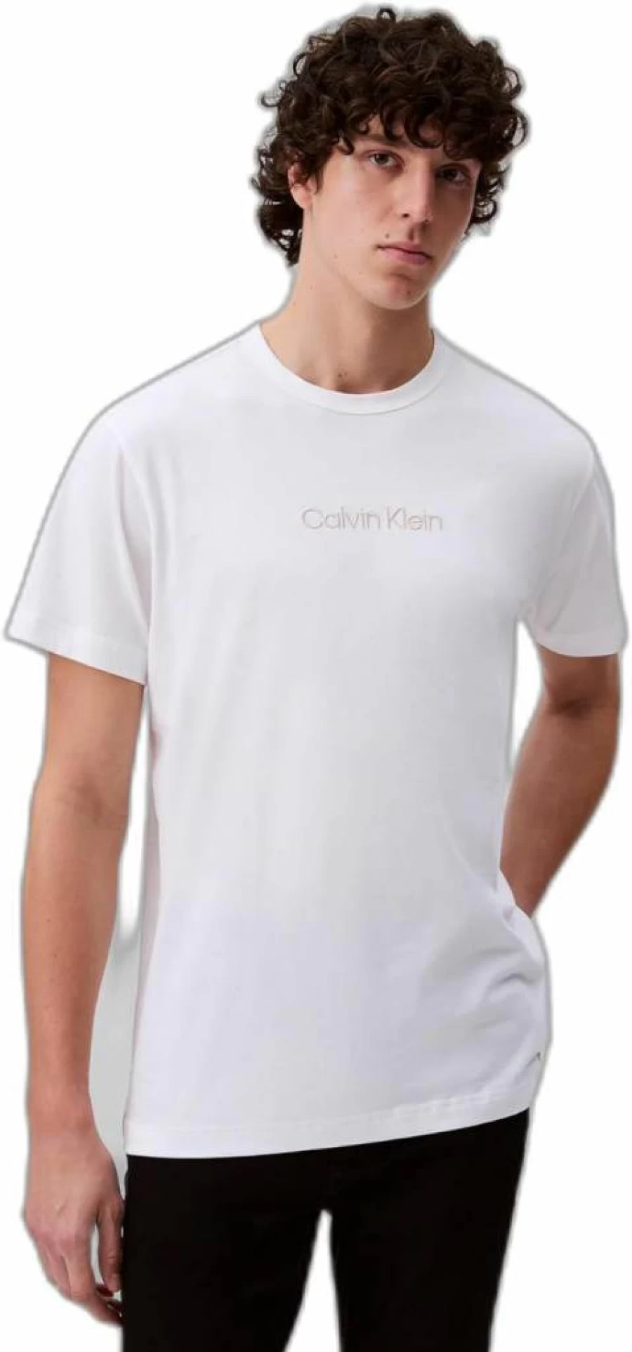 Calvin Klein Men's Classic Logo Printed Short Sleeve Sleep T-Shirt