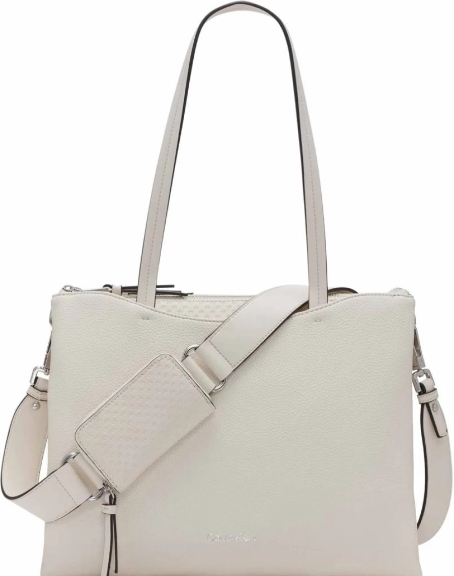 Calvin Klein Chrome 2-in-1 Organizational Tote Bag for Work & Travel