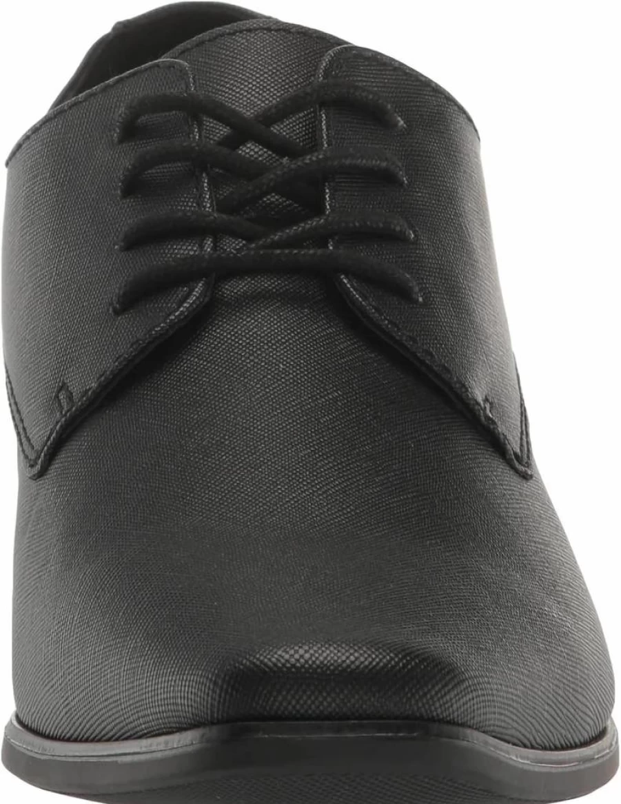 Calvin Klein Men's Brodie Leather Oxford Dress Shoes for Business Casual Style