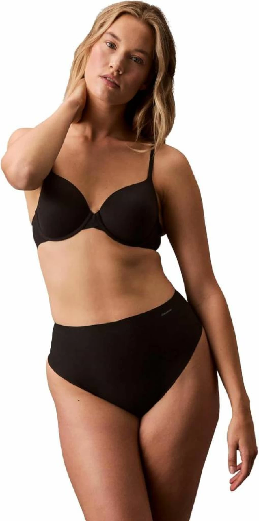 Calvin Klein Women's High-Waist Mesh Thong Shapewear - Stay-Put Comfort & Control Underwear
