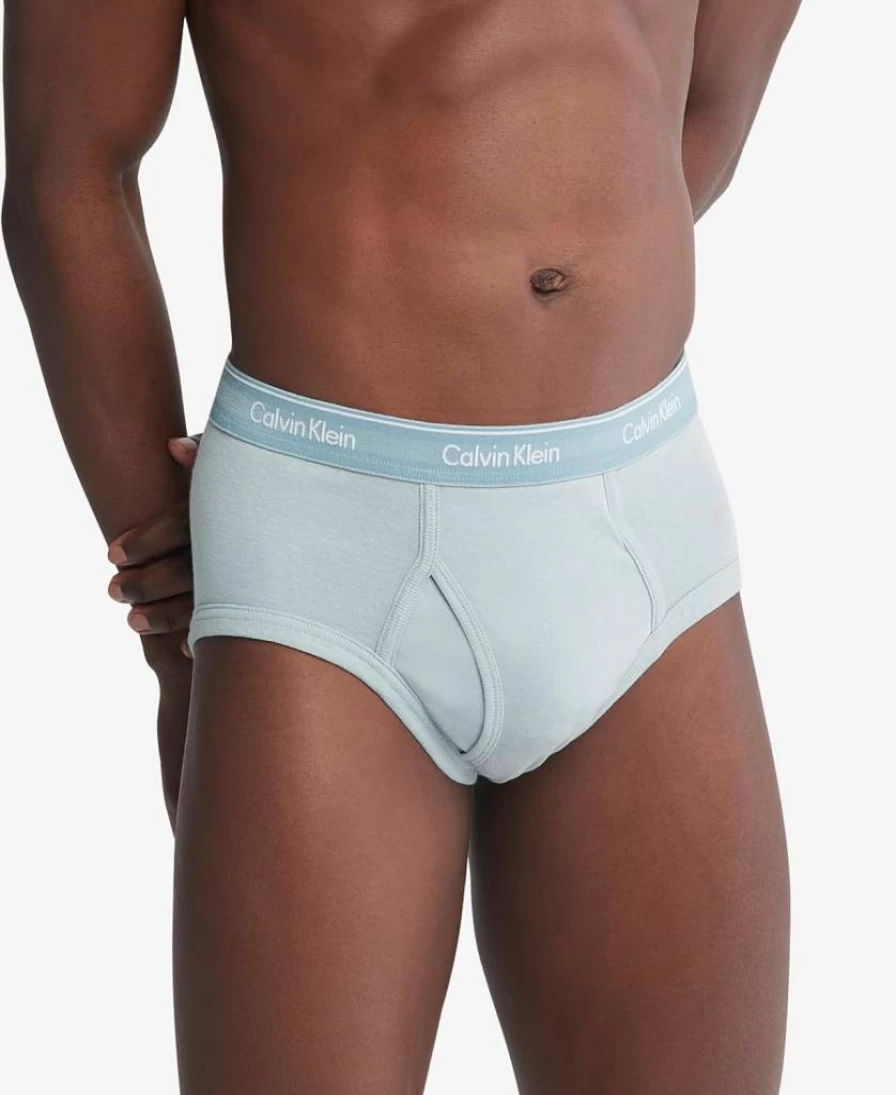 Calvin Klein Men's Cotton 3-Pack Classic Briefs Underwear Comfortable Multipack