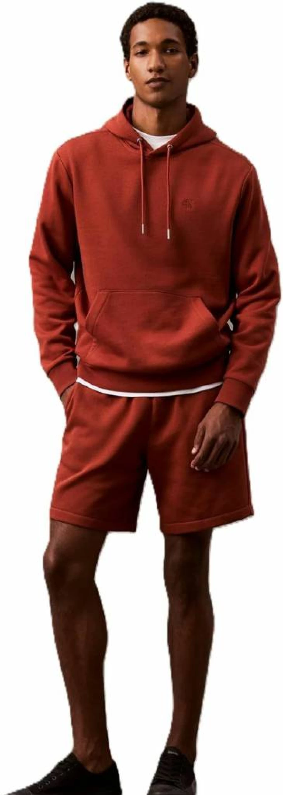 Calvin Klein Men's Monogram Logo Fleece Shorts - Comfortable Casual Summer Shorts for Men
