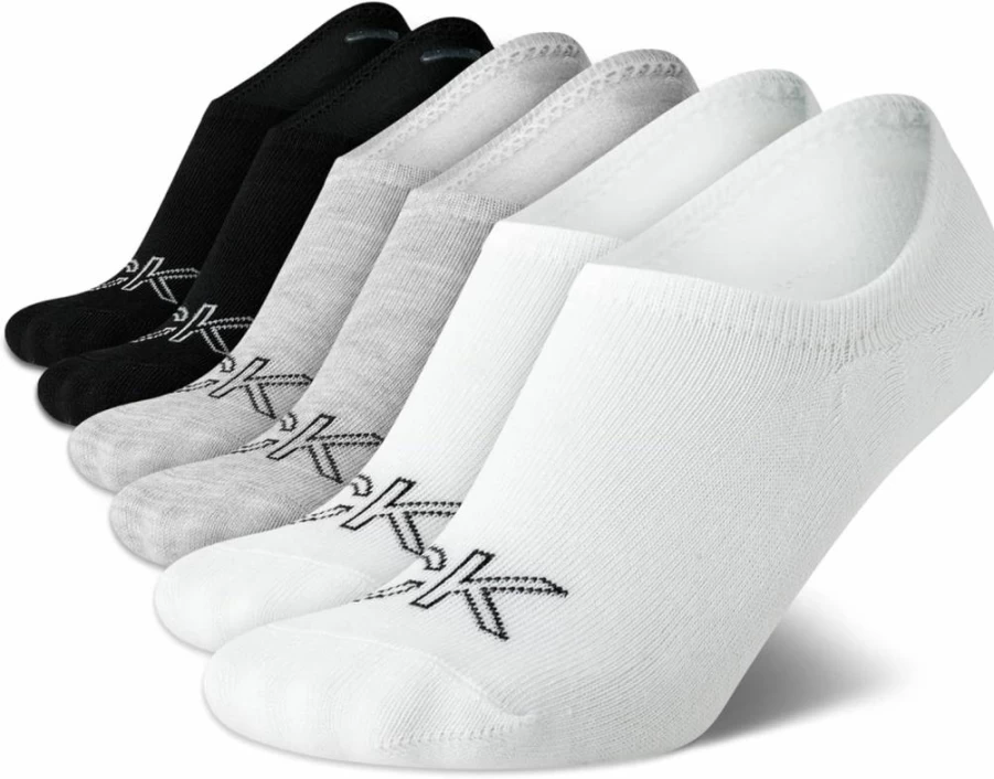 Calvin Klein Women's 6-Pack Comfort Cuff Sneaker Liner Socks for Everyday Wear