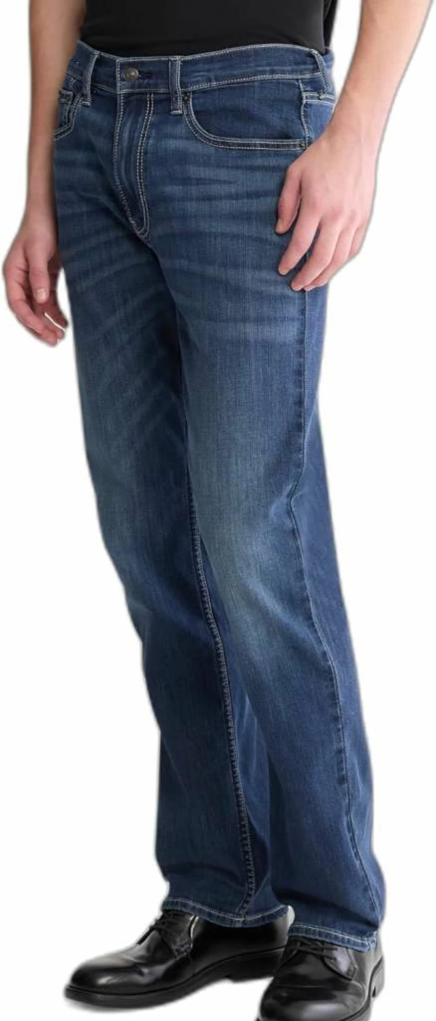Calvin Klein Men's Slim Fit Stretch Denim Jeans for Comfort and Style