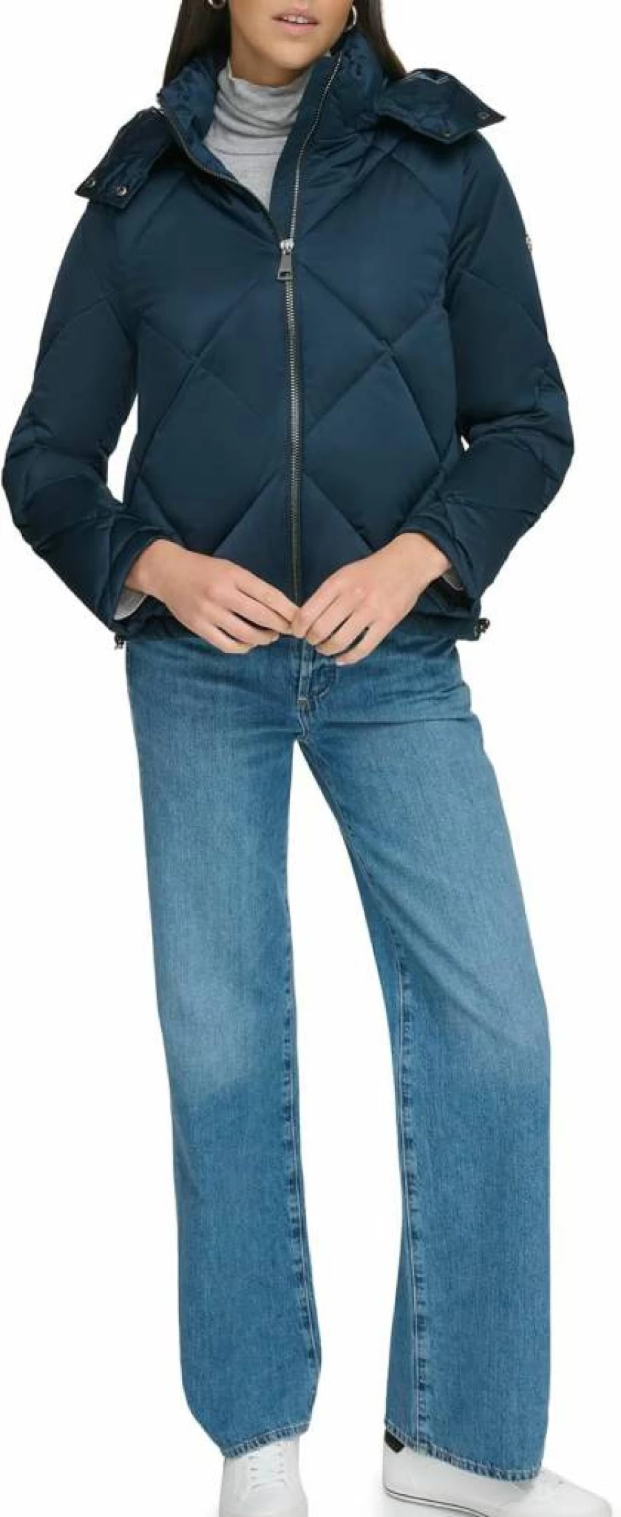 Calvin Klein Women's Lightweight Quilted Puffer Jacket | Winter Warm Coat | Water-Resistant Outerwear