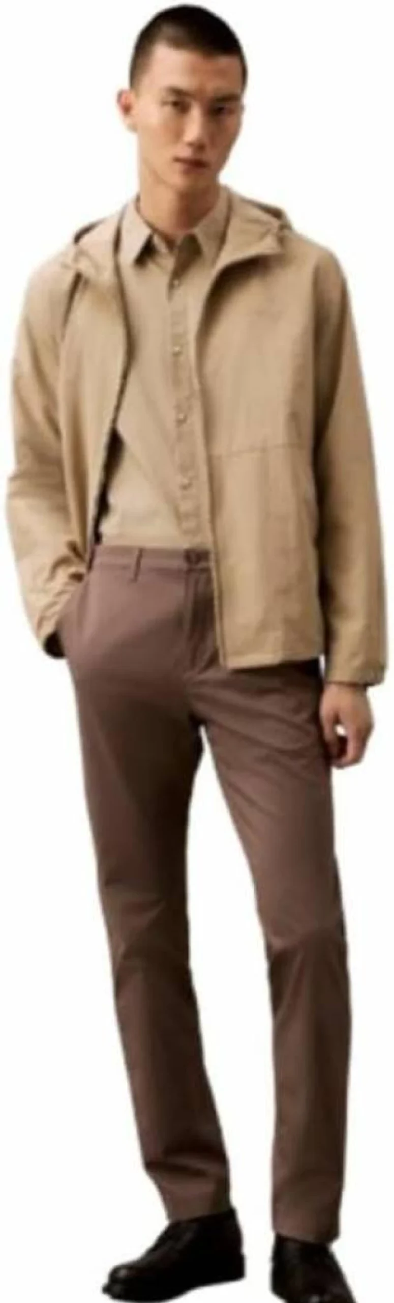 Calvin Klein Men's Slim Fit Infinite Flex Stretch Comfort Chino Pants for Business Casual