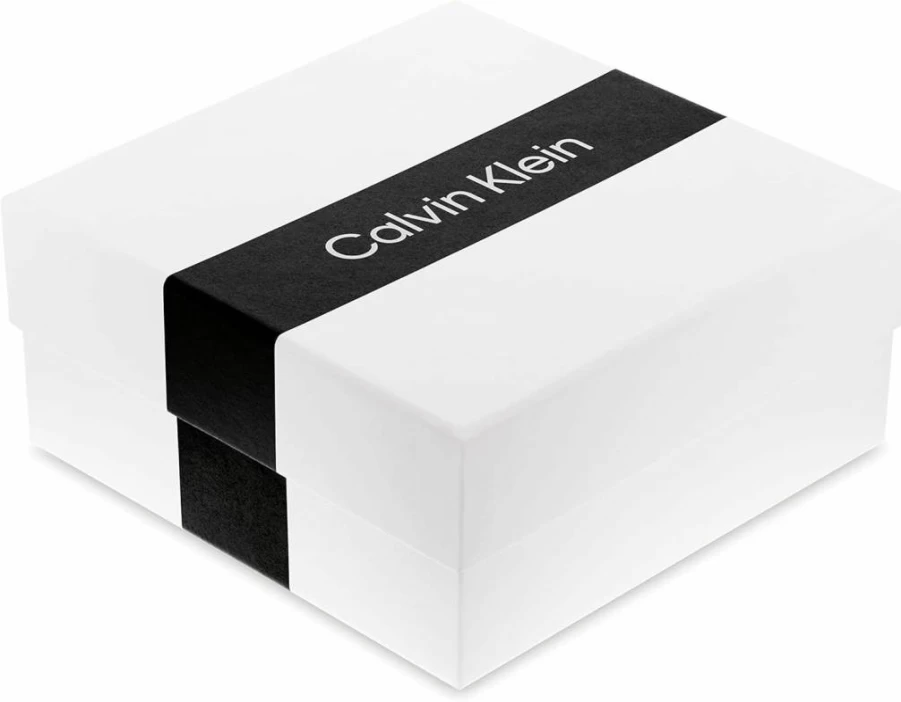 Calvin Klein Women's Crystal Interlocking Ring Pendant Necklace – Elegant & Stylish Jewelry