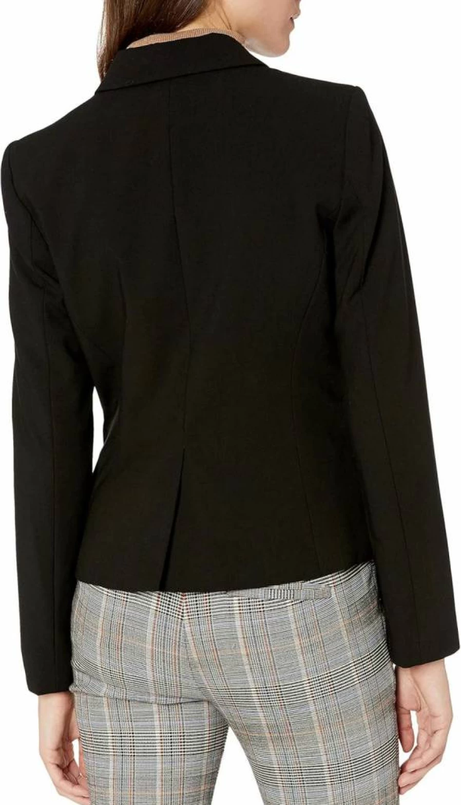Calvin Klein Women's Petite Standard & Plus Size Two Button Luxury Blazer for Professional & Casual Wear
