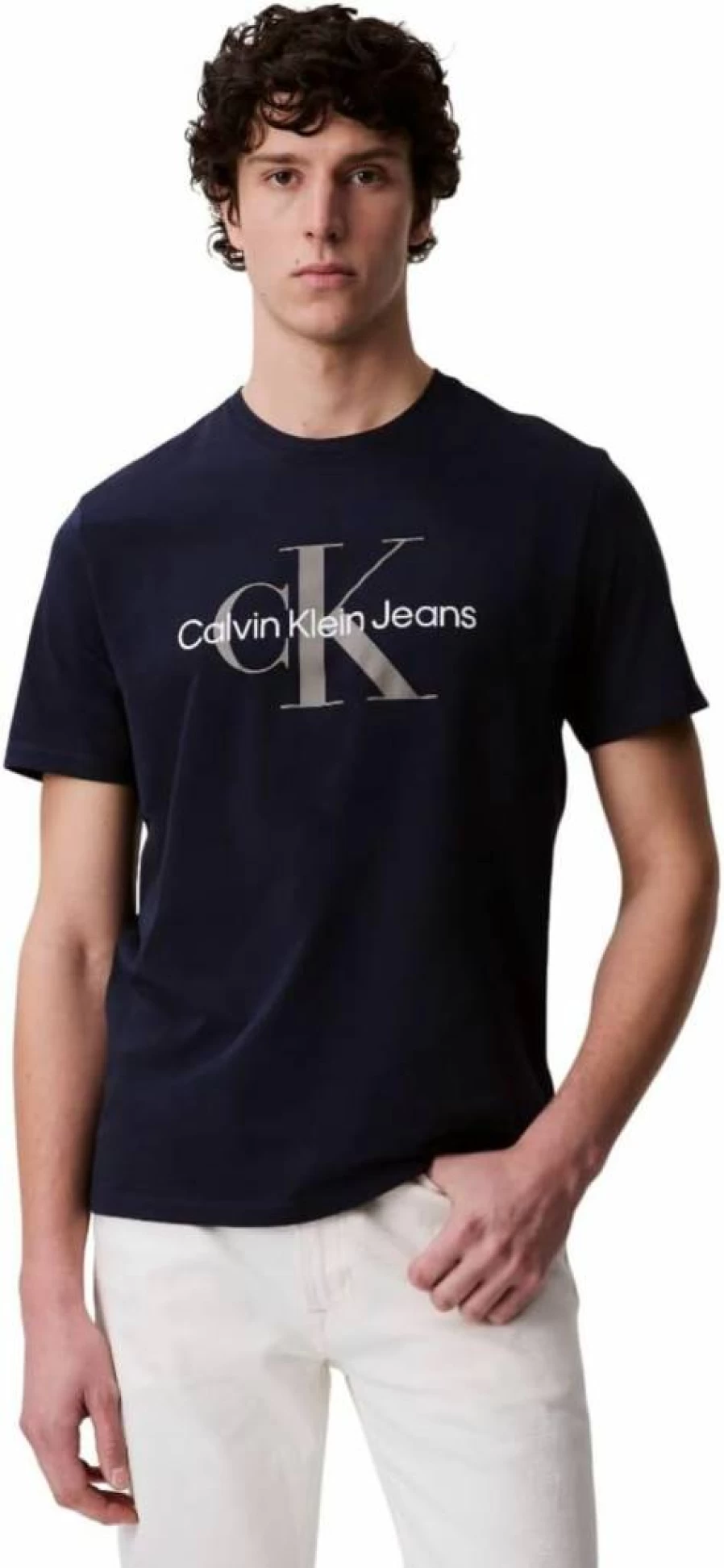 Calvin Klein Men's Classic Fit Cotton T-Shirt - Casual Short Sleeve Tee for Men