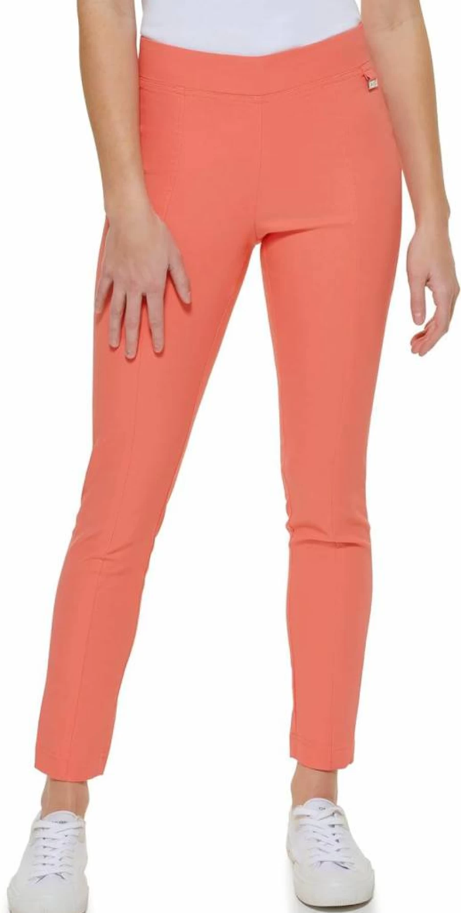 Calvin Klein Women's Slim Fit Ponte Pants for Everyday Comfort and Style