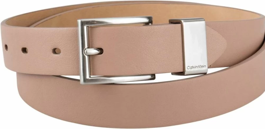 Calvin Klein Women's Slim 1 Inch Metal Loop Fashion Belt for Jeans, Trousers & Dresses | Stylish Adjustable Waist Accessory