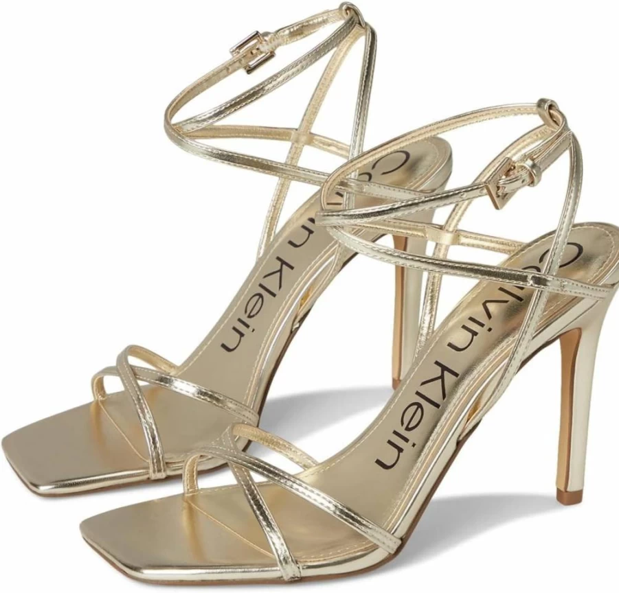 Calvin Klein Women's Tegin High Heel Sandals – Stylish Designer Heels for Women