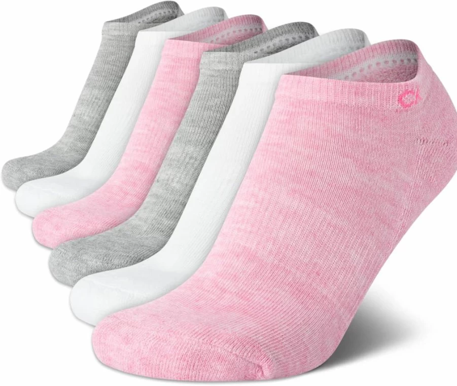 Calvin Klein Women's Ankle Socks 6-Pack - Low Cut Casual Comfort Socks for Women