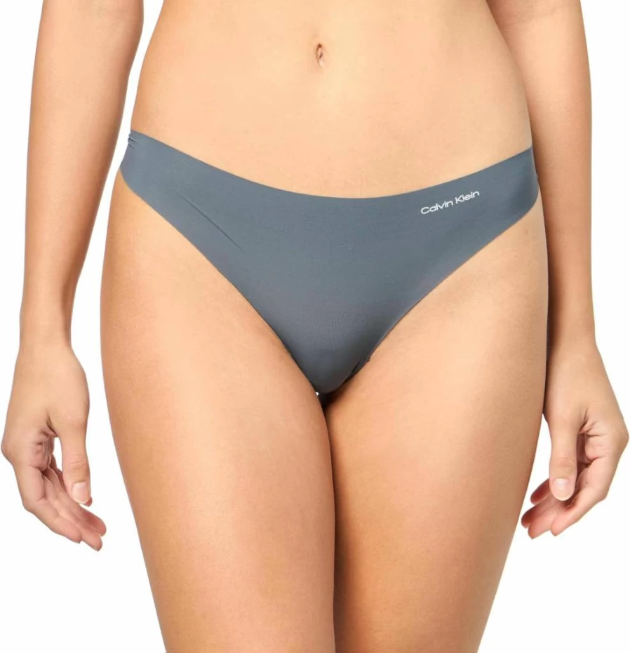 Calvin Klein Seamless Invisible Thong Underwear 5-Pack for Women - Comfortable No-Show Panties